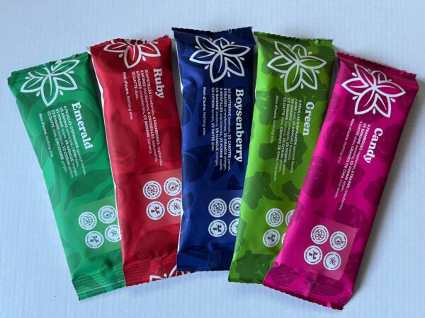 Pack de 5 jus de fruits lyophilisés