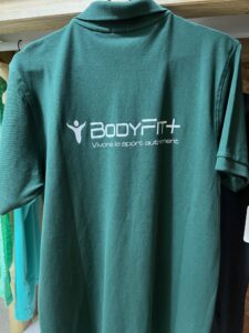 Polo vert Bodyfit+